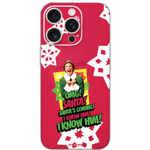 Elf OMG Santas Coming iPhone 16 Pro Skin